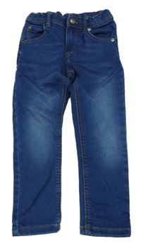 Tmavomodré skinny rifle Topolino