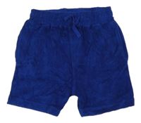 Zafírové froté kraťasy George