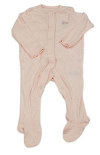 Svetloružový perforovaný overal s kvietkami Dunnes