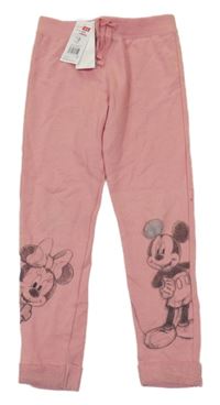 Nové - Růžové tepláky s Minnie Disney
