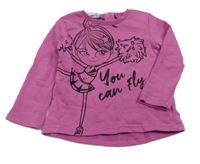 Ružová mikina s roztleskávačkou Mek