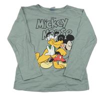 Sivé tričko s Mickeym Disney