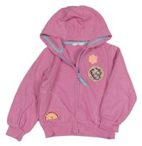 Ružová prepínaci mikina s kapucňou M&S