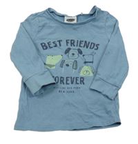 Světlemodré triko s pejsky Lily & Dan 