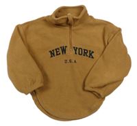 Piesková á fleecová mikina s nápisom Shein