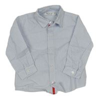 Modro-biela pruhovaná košeľa Nico