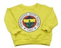 Citronová mikina s potlačou LC Waikiki