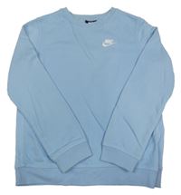 Světlemodrá mikina s logem Nike 