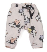 Svetloružové tepláky s Minnií Disney