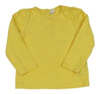 Žlté tričko H&M