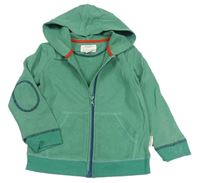 Zelená prepínaci mikina so stromom a kapucňou WHITE STUFF KIDS