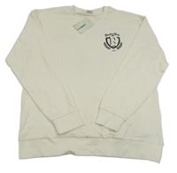 Nové - smotanová mikina so znakom a buldokem LC WaIKIKI