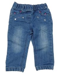 Modré cuff rifle s kočičkami Topomini