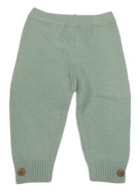 Světleolivové pletené tepláky Bonjour Bébé