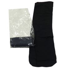 Nové - 2x - Silové podkolenky - Černé, tmavomodré kárované