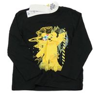 Nové - černé triko s medvídkem Pudsey George