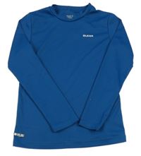 Tmavopetrolejové UV triko s logem OLAIAN