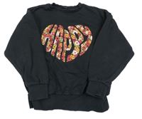 Čierna mikina s nápisom George