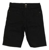 Černé riflové kraťasy H&M