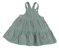 Olivovošedé menšestrové šaty s vreckom M&S