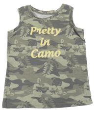 Army top s nápisom