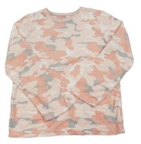 Růžové army plyšové triko Primark