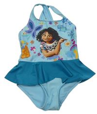 Modré jednodílné plavky s Mirabel - Encanto H&M