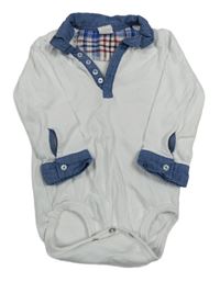 Bílé košilové body H&M