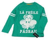 Nové - Zelené tričko s trojlístkem Dunnes