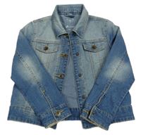 Modrá rifľová bunda C&A