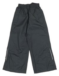 Tmavosivé šušťákové nepromokavé funkčné nohavice Crivit