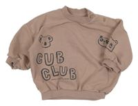 Staroružová oversize mikina s pandou a koalou George