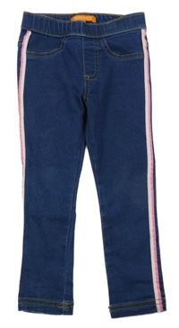 Tmavomodré džegíny s pruhy Staccato