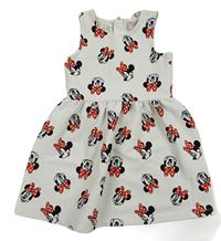Svetlosivé rebrované šaty s Minnie H&M