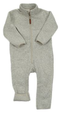 Béžová melírovaná pletená kombinéza H&M