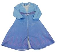 Kostým - modré šaty se vzorem - Elsa Disney