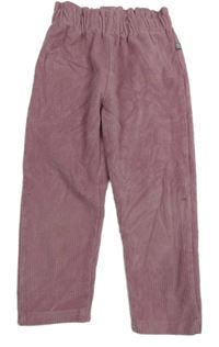 Staroružové zamatové rebrované tepláky Liegelind