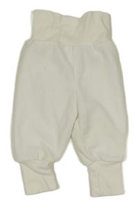 Biele fleecové tepláky