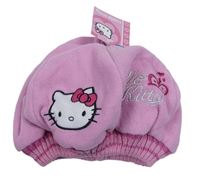 Ružový fleecový baretka s Hello Kitty Sanrio