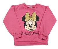 Růžová mikina s Minnie Primark
