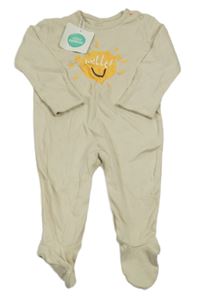 Nové - Béžový overal so sluncem