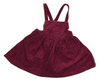 Vínové menšestrové na traké šaty Next