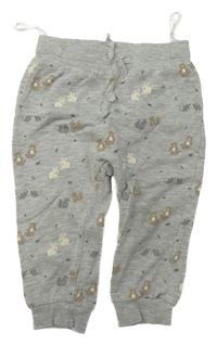 Šedé tepláky se zvířátky H&M