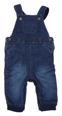 Tmavomodré teplákové laclové cuff rifle Mothercare