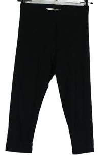 Dámske čierne capri legíny TU