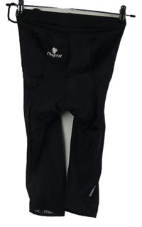 Dámske čierne cyklistické funkčné capri legíny Nalini