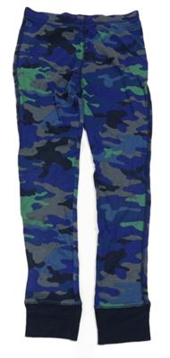 Modro-zelené army spodní kalhoty GAP