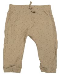 Béžové ľahké tepláky s bodkami George