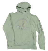 Svetlozelená mikina s koníkem a kapucňou Yigga