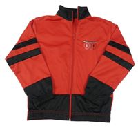 Červeno-čierna športová prepínaci mikina